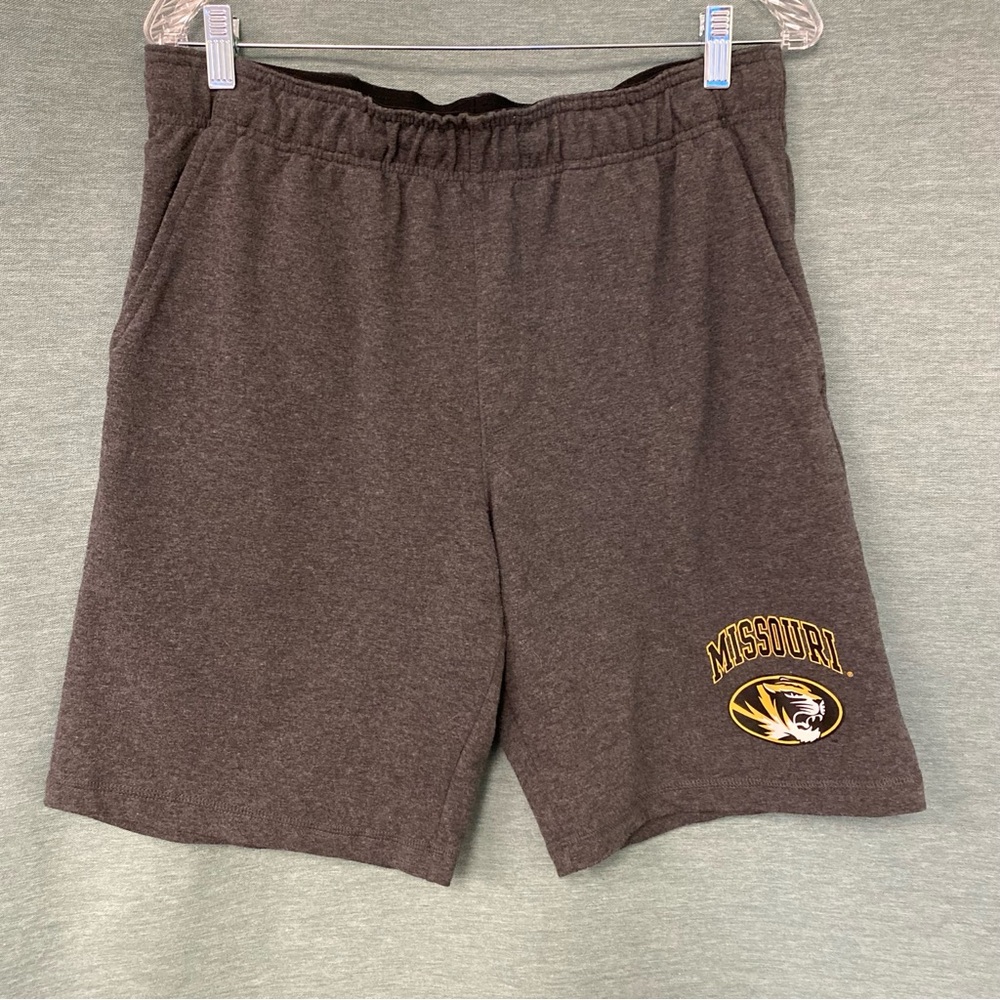 Rivalry Threads Gray Athletic Shorts with Elastic Waistband Missouri
